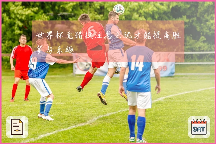 世界杯竞猜投注怎么玩才能提高胜算与乐趣